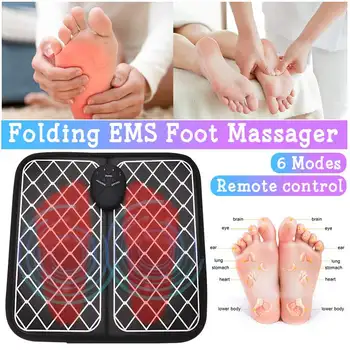 Battery Type EMS Intelligent Portable Electric Foot Pad Massager Foot Massager Remote Control Kneading Foot Massager Pad
Battery Type EMS Intelligent Portable Electric Foot Pad Massager Foot Massager Remote Control Kneading Foot Massager Pad