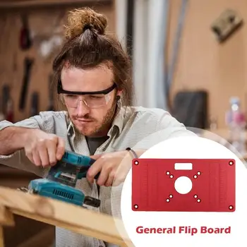 Router Table Insert Plate Trimming Machine Aluminum Alloy Flip Board DIY Tool Classic Colors and Simple Durable Design
Router Table Insert Plate Trimming Machine Aluminum Alloy Flip Board DIY Tool Classic Colors and Simple Durable Design