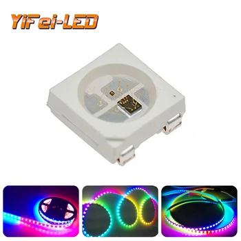 Sk6812 5050 and 3535 Mini built-in IC wearable device Mini Magic LED full color lamp bead D single point single control 12V
Sk6812 5050 and 3535 Mini built-in IC wearable device Mini Magic LED full color lamp bead D single point single control 12V