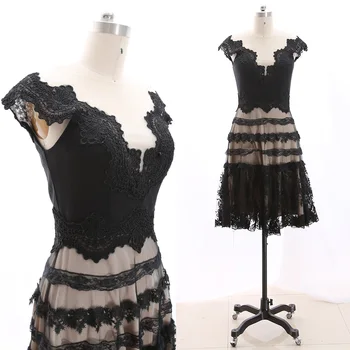 MACloth Black A-Line V Neck Knee-Length Short Lace Prom Dresses Dress M 265789 Clearance
MACloth Black A-Line V Neck Knee-Length Short Lace Prom Dresses Dress M 265789 Clearance