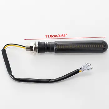 2PCS Motorcycle Turn Signals LED Flowing Water Flashing Lights Stop Signals Tail Flasher/Running Blinker DRL
2PCS Motorcycle Turn Signals LED Flowing Water Flashing Lights Stop Signals Tail Flasher/Running Blinker DRL