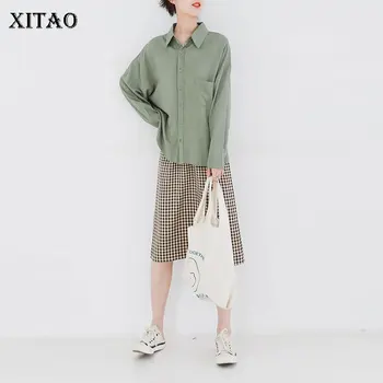XITAO Single Breast Blouse Fashion Split 2020 Spring Full Sleeve Pocket Goddess Fan Casual Style Minority Loose Shirt DMY3735
XITAO Single Breast Blouse Fashion Split 2020 Spring Full Sleeve Pocket Goddess Fan Casual Style Minority Loose Shirt DMY3735
