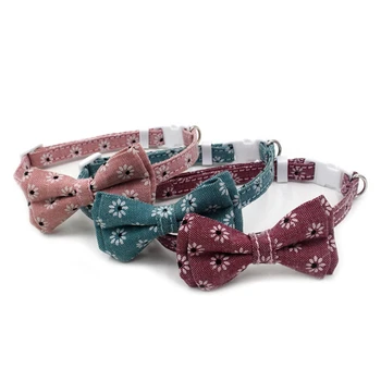 Lovely Small Cat Collar Soft Fabric Flower Printed Kitten Necklace Adjustable Pet Collars For Kitten Kitten
Lovely Small Cat Collar Soft Fabric Flower Printed Kitten Necklace Adjustable Pet Collars For Kitten Kitten