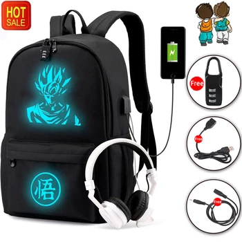 Dragon Anti-theft Backpack Ultra Instinct Goku Z Luminous Backpack Casual School Bags Teenager Boys Girls Teenager Mochila Bolsa
Dragon Anti-theft Backpack Ultra Instinct Goku Z Luminous Backpack Casual School Bags Teenager Boys Girls Teenager Mochila Bolsa