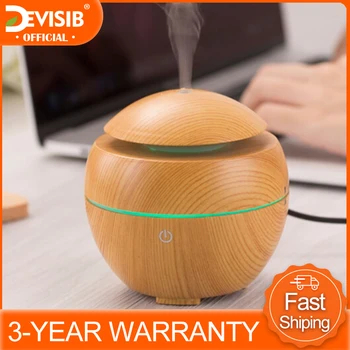DEVISIB USB Aroma Essential Oil Diffuser Ultrasonic Cool Mist Humidifier Air Purifier 7 Color Change LED Night Light
DEVISIB USB Aroma Essential Oil Diffuser Ultrasonic Cool Mist Humidifier Air Purifier 7 Color Change LED Night Light