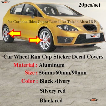 20PCS/set for Leon Cupra Ibiza Altea Exeo Formula 90MM 60MM 56MM 2.2" 2.36" 9CM Car Styling Wheel Rim Cap Sticker Decal Covers
20PCS/set for Leon Cupra Ibiza Altea Exeo Formula 90MM 60MM 56MM 2.2" 2.36" 9CM Car Styling Wheel Rim Cap Sticker Decal Covers