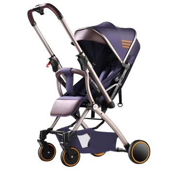 Two-way lightweight stroller can sit can lie baby folding newborn high landscape a key to close the car
Two-way lightweight stroller can sit can lie baby folding newborn high landscape a key to close the car