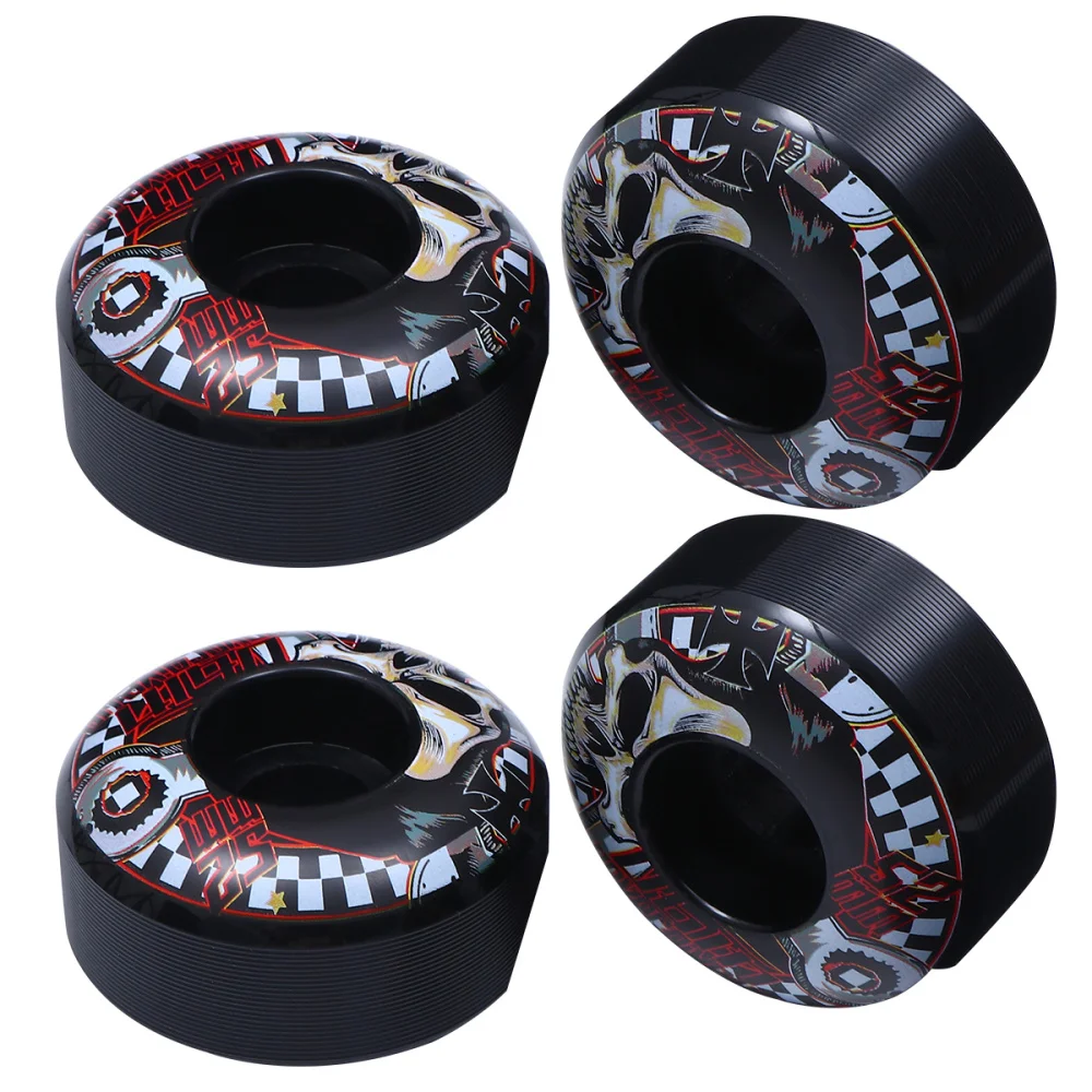 4pcs Practical Lightweight Reusable Durable Skatebaord Wheel Skull Pattern PU Friends Co-worker
4pcs Practical Lightweight Reusable Durable Skatebaord Wheel Skull Pattern PU Friends Co-worker