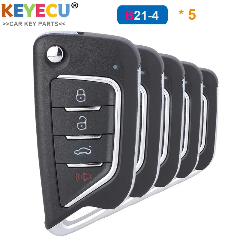 KEYECU 5 шт./лот KEYDIY B Series B21-4 Универсальный KD пульт дистанционного управления-4