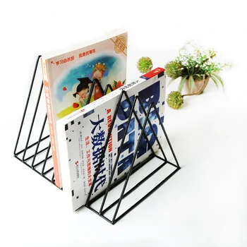 Iron Books Magazine Storage Rack Simple Modern Furnishings Triangle Desktop Bookcase Shelf Office Desk Folder Storage Holders
Iron Books Magazine Storage Rack Simple Modern Furnishings Triangle Desktop Bookcase Shelf Office Desk Folder Storage Holders