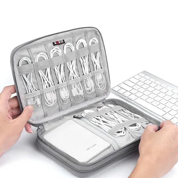 Gray Digital Storage Bag USB Data Cable Organizer Earphone Wire Bag Pen Power Bank Travel Kit Case Pouch Electronics Accessories
Gray Digital Storage Bag USB Data Cable Organizer Earphone Wire Bag Pen Power Bank Travel Kit Case Pouch Electronics Accessories