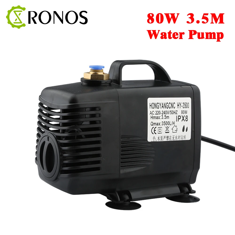 1pcs 80w 3.5m Water Pump Engraving Machine Tool Cooling for CNC Router 2.2kw Spindle Motor and 1.5kw Spindle Motor
1pcs 80w 3.5m Water Pump Engraving Machine Tool Cooling for CNC Router 2.2kw Spindle Motor and 1.5kw Spindle Motor