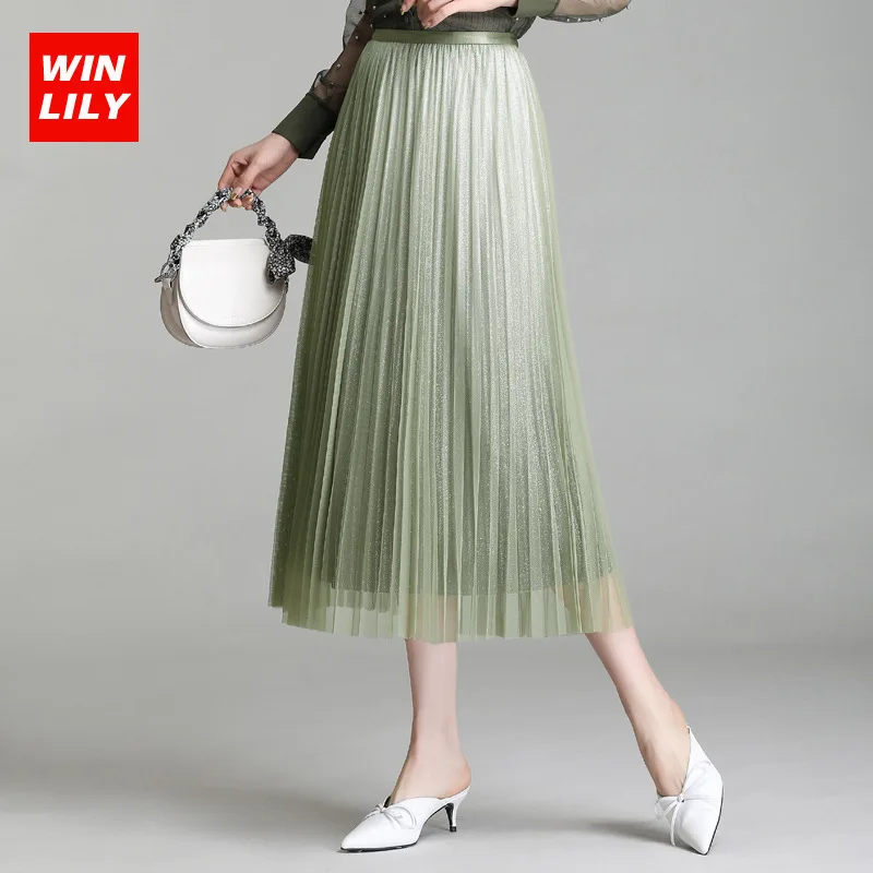 Gradient Color Mesh Dress Skirt Pleated Skirt Long Skirts Women's Spring And Summer 2020 New Style Gauze Skirt Liangsi Autumn An
Gradient Color Mesh Dress Skirt Pleated Skirt Long Skirts Women's Spring And Summer 2020 New Style Gauze Skirt Liangsi Autumn An