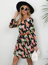 2021 New Style Factory Price Ladies Fashion Hot Sale High Quality Autumn Women's Printed Waist Long-Sleeved Dress
2021 New Style Factory Price Ladies Fashion Hot Sale High Quality Autumn Women's Printed Waist Long-Sleeved Dress