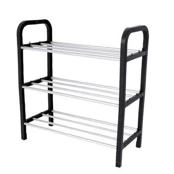 New 3 Tiers Plastic Shoe Rack Storage Stand Shelf Holder Unit Black Light holder DIY Shoe Cabinet Shelf Cabinet Home Organizer
New 3 Tiers Plastic Shoe Rack Storage Stand Shelf Holder Unit Black Light holder DIY Shoe Cabinet Shelf Cabinet Home Organizer