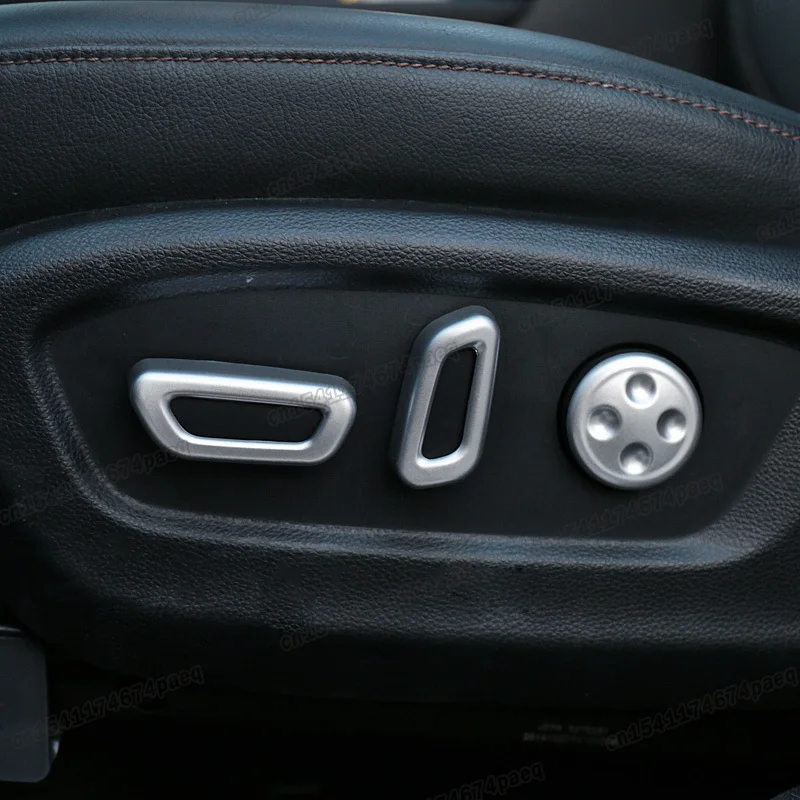 Фото Накладка на ручку управления автомобильным сиденьем хромированная отделка для