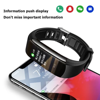 IP67 Waterproof Smart Band Bracelet Body Temperature ECG Heart Rate Monitor Refined Special Appearance Eco-Friendly
IP67 Waterproof Smart Band Bracelet Body Temperature ECG Heart Rate Monitor Refined Special Appearance Eco-Friendly
