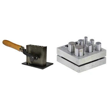 1Pcs Metal Eu Molding Groove Ingot Mould & 1 Set Jewelry Disc Cutter Punch Set Metal Circle Cutting Punching Tools
1Pcs Metal Eu Molding Groove Ingot Mould & 1 Set Jewelry Disc Cutter Punch Set Metal Circle Cutting Punching Tools