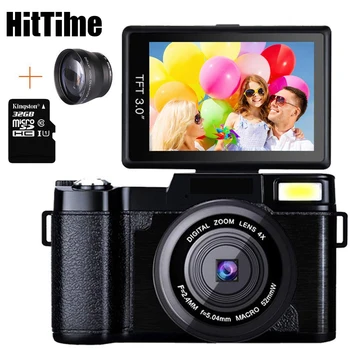 HitTime 24MP Video Camera 4X Zoom Rotatable Screen Full HD 1080P Professional Anti-shake SLR Camcorder w/ Wide Lens 32GB Card
HitTime 24MP Video Camera 4X Zoom Rotatable Screen Full HD 1080P Professional Anti-shake SLR Camcorder w/ Wide Lens 32GB Card