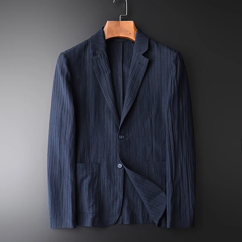 Brands Spring New Linen Suit Hight Quality Slim Fit Fashion Navy Blazer Men's Casual Plus Size M - 4XL
Brands Spring New Linen Suit Hight Quality Slim Fit Fashion Navy Blazer Men's Casual Plus Size M - 4XL