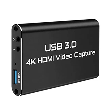 USB 3.0 HDMI Video Capture 1080P 60FPS Video o Grabber Live Streaming Game Recorder for PS4 Nintend Switch One 
USB 3.0 HDMI Video Capture 1080P 60FPS Video o Grabber Live Streaming Game Recorder for PS4 Nintend Switch One