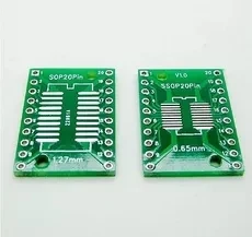 Free shipping 100pcs/lost SOP20 TSSOP20 SSOP20 To DIP20 PCB Transfer Board DIP Pin Board Pitch Adapter
Free shipping 100pcs/lost SOP20 TSSOP20 SSOP20 To DIP20 PCB Transfer Board DIP Pin Board Pitch Adapter