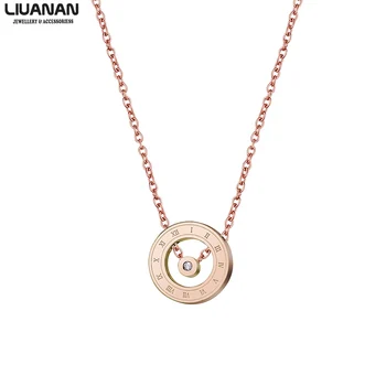 0.005ct Diamond Necklace Stainless Steel Pendant Chain Necklaces for Women Lover Valentine's day Gift Roman Numerals Necklace
0.005ct Diamond Necklace Stainless Steel Pendant Chain Necklaces for Women Lover Valentine's day Gift Roman Numerals Necklace