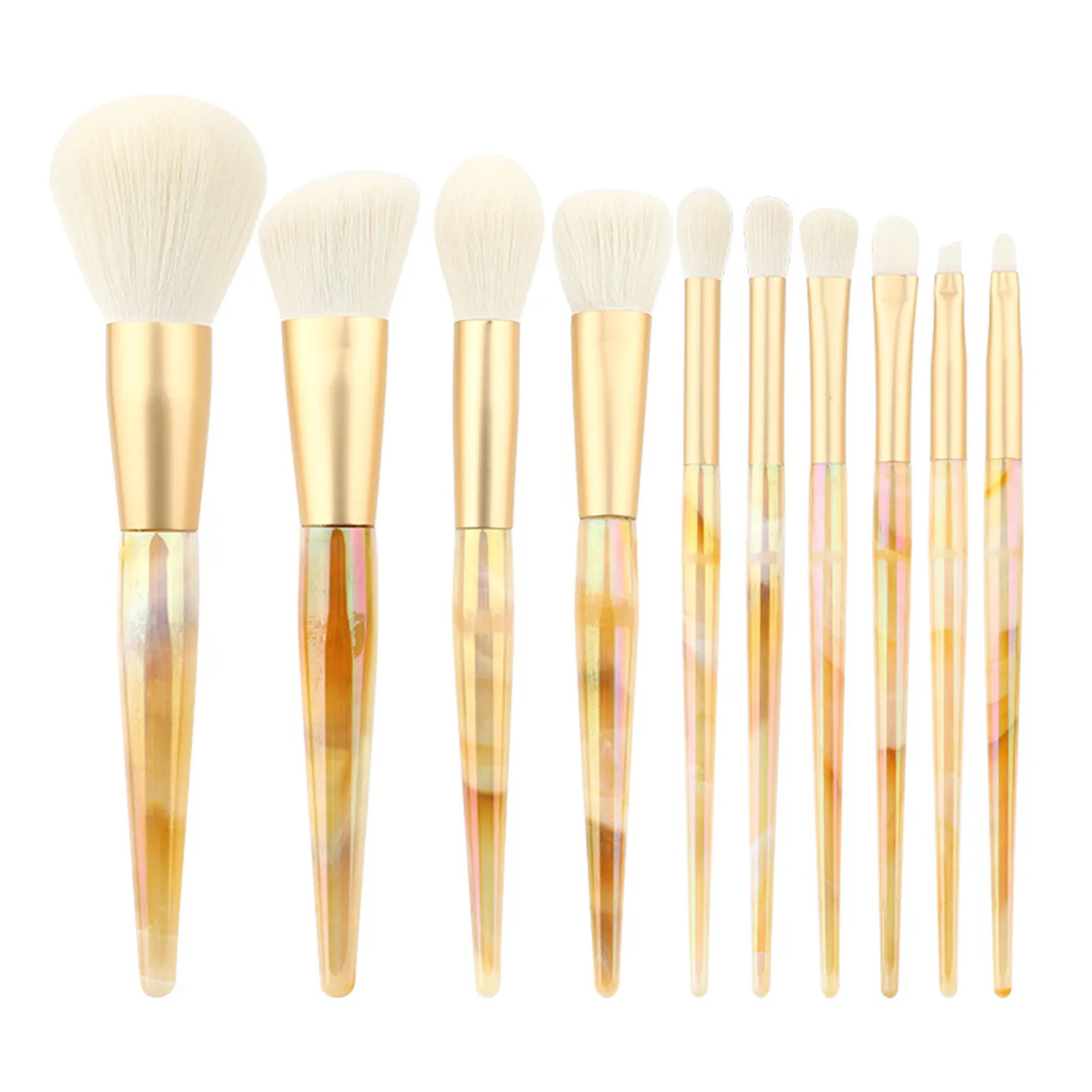 10pcs Fashion Beauty Cosmetic Brushes Nude White FB Powder Blusher Highlighter Brush Eyeshadow Blending Nose Eyebrow Lip Makeup
10pcs Fashion Beauty Cosmetic Brushes Nude White FB Powder Blusher Highlighter Brush Eyeshadow Blending Nose Eyebrow Lip Makeup