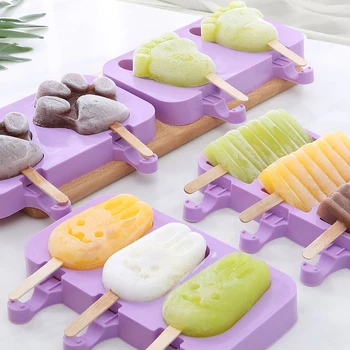 Random Color Silicone Popsicle Mold with Cover Ice Cream Maker with Sticks Ice Cube Mold for Candy Bar Decorating Tool
Random Color Silicone Popsicle Mold with Cover Ice Cream Maker with Sticks Ice Cube Mold for Candy Bar Decorating Tool