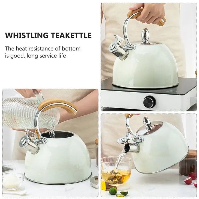 Shop Generic 1 Pc 3L Whistling Teakettle Stainless Steel Water Kettle