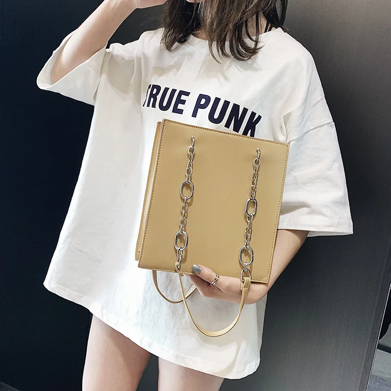 Bags2019 Summer Day New Style Fashion Korean-style Versatile Shoulder Bag Fashion Simple Shoulder Bag Textured Chain Bucket Bag
Bags2019 Summer Day New Style Fashion Korean-style Versatile Shoulder Bag Fashion Simple Shoulder Bag Textured Chain Bucket Bag