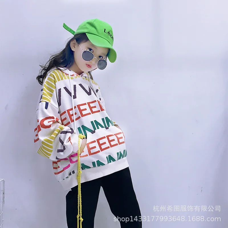 Girls Sweater 2019 Autumn New Children's Letter Hooded Casual Sweater Ocean Jacket
Girls Sweater 2019 Autumn New Children's Letter Hooded Casual Sweater Ocean Jacket