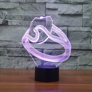 Bluetooth music Valentine's Ring7 Color Lamp 3d Visual Led Night Lights For Kids Touch Usb Table Lampara Lampe Baby Nightlight
Bluetooth music Valentine's Ring7 Color Lamp 3d Visual Led Night Lights For Kids Touch Usb Table Lampara Lampe Baby Nightlight