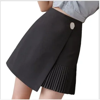 Spring Summer Women Skirt Fashion 2020 A-Line Mini Skirt Female Patchwork Pleated High Waist Solid Color Skirt Femme Casual M435
Spring Summer Women Skirt Fashion 2020 A-Line Mini Skirt Female Patchwork Pleated High Waist Solid Color Skirt Femme Casual M435
