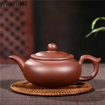 Yixing Teapot Purple sand Tea Pot 300ml Convenient travel Tea Set Handmade custom gifts Chinese tea ceremony supplies
Yixing Teapot Purple sand Tea Pot 300ml Convenient travel Tea Set Handmade custom gifts Chinese tea ceremony supplies