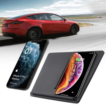 Wireless Charger 10W Fast Charge Car Charging Pad Wireless Charging Pad Smartphone Charging for Tesla Model 3
Wireless Charger 10W Fast Charge Car Charging Pad Wireless Charging Pad Smartphone Charging for Tesla Model 3