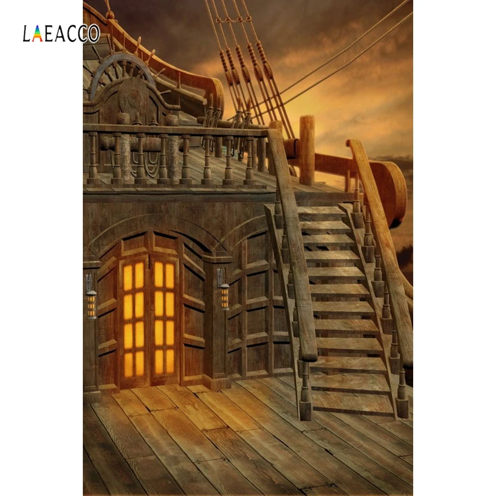 Laeacco Pirate Ship Rudder Deck Scenery Baby Wedding Kid Photography Backgrounds Digital Camera Backdrops Props For Photo Studio
Laeacco Pirate Ship Rudder Deck Scenery Baby Wedding Kid Photography Backgrounds Digital Camera Backdrops Props For Photo Studio