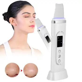 Household Ultrasonic Skin Scrubber Blackhead Removal EMS Face Pore Cleaner Deep Wrinkle Removal Enhance Skin Elasticity 
Household Ultrasonic Skin Scrubber Blackhead Removal EMS Face Pore Cleaner Deep Wrinkle Removal Enhance Skin Elasticity