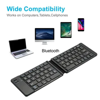 Vococal Portable Universal Ultra-Slim Folding Wireless Bluetooth Keyboard with 67 Keys for Smartphone Tablets Laptop Computers
Vococal Portable Universal Ultra-Slim Folding Wireless Bluetooth Keyboard with 67 Keys for Smartphone Tablets Laptop Computers