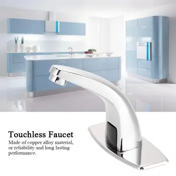 Electronic Automatic Sensor Touchless Sink Hands-Free Hot & Cold Faucet Motion Activated Touchless Faucet
Electronic Automatic Sensor Touchless Sink Hands-Free Hot & Cold Faucet Motion Activated Touchless Faucet
