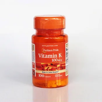 Free Shipping Vitamin K 100 mcg 100 pcs 
Free Shipping Vitamin K 100 mcg 100 pcs