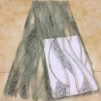 Embroidered Net Fabric with beads With super Quality yaking-10.5607 African Tulle Lace Fabric For party Dress
Embroidered Net Fabric with beads With super Quality yaking-10.5607 African Tulle Lace Fabric For party Dress