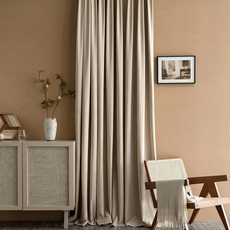 New Australian Wool Fleece Shading Light Luxury Modern Simple Solid Color French Retro Curtains for Living Dining Room Bedroom
New Australian Wool Fleece Shading Light Luxury Modern Simple Solid Color French Retro Curtains for Living Dining Room Bedroom
