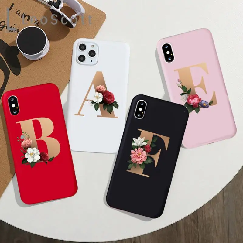 Flower 26 English name letters custom Phone Case Candy Color for iPhone 6 7 8 11 12 s mini pro X XS XR MAX Plus
Flower 26 English name letters custom Phone Case Candy Color for iPhone 6 7 8 11 12 s mini pro X XS XR MAX Plus