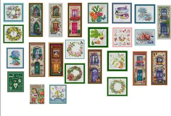 Flowers door 25 photoes choose , 100% cotton threads Cross stitch sets styles Lovely Counted Cross Stitch Kit
Flowers door 25 photoes choose , 100% cotton threads Cross stitch sets styles Lovely Counted Cross Stitch Kit