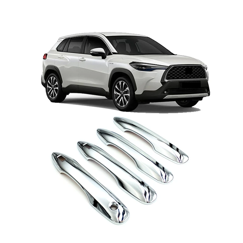 4 шт., хромированные защитные чехлы на дверные ручки для Toyota Corolla Cross 2020 2021
4 шт., хромированные защитные чехлы на дверные ручки для Toyota Corolla Cross 2020 2021