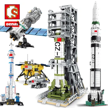 Sembo MOC City China Long March 1 spacecraft Spaceship Shuttle Launcher Center Rocket Model Building Blocks Technic Boy Toy Gift
Sembo MOC City China Long March 1 spacecraft Spaceship Shuttle Launcher Center Rocket Model Building Blocks Technic Boy Toy Gift