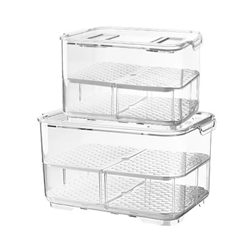 Refrigerator Food Storage Containers with Lids Kitchen Storage Seal Tank Plastic Separate Vegetable Fruit Fresh Box Big Ml
Refrigerator Food Storage Containers with Lids Kitchen Storage Seal Tank Plastic Separate Vegetable Fruit Fresh Box Big Ml