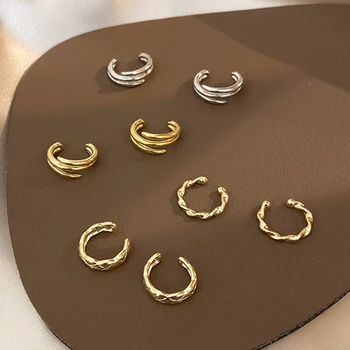 Charms Gold Silver Color Geometric Circle Letter C Small Clip on Earrings without Piercing Minimalist Earcuff Earring Jewelry
Charms Gold Silver Color Geometric Circle Letter C Small Clip on Earrings without Piercing Minimalist Earcuff Earring Jewelry