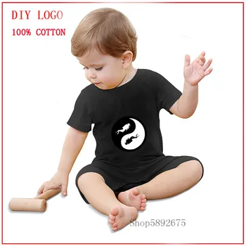 Creative Design Pure Cotton Newborn Unisex Baby Summer Scuba Diving Ying And Yang Diver Diving Underwater black baby romper
Creative Design Pure Cotton Newborn Unisex Baby Summer Scuba Diving Ying And Yang Diver Diving Underwater black baby romper